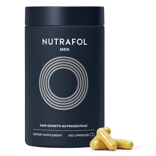 Nutrafol Men's Hair Growth Supplements: Clinically Tested for Thicker Hair